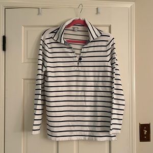 Nautical Navy and White Striped Sweatshirt